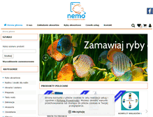 Tablet Screenshot of nemo-sklep.pl